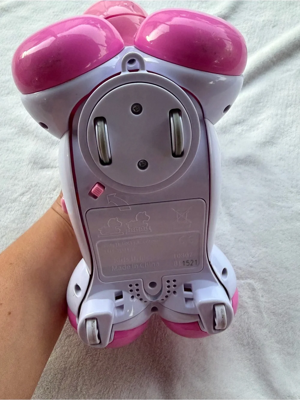 Educational Pink and White Unicorn Number Toy